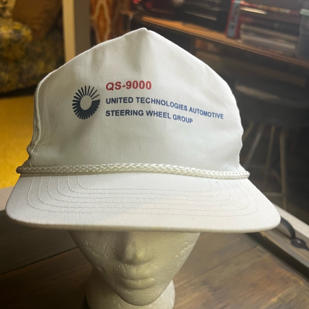 United Technologies Automotive Steering Wheel Group White SnapBack Baseball Cap